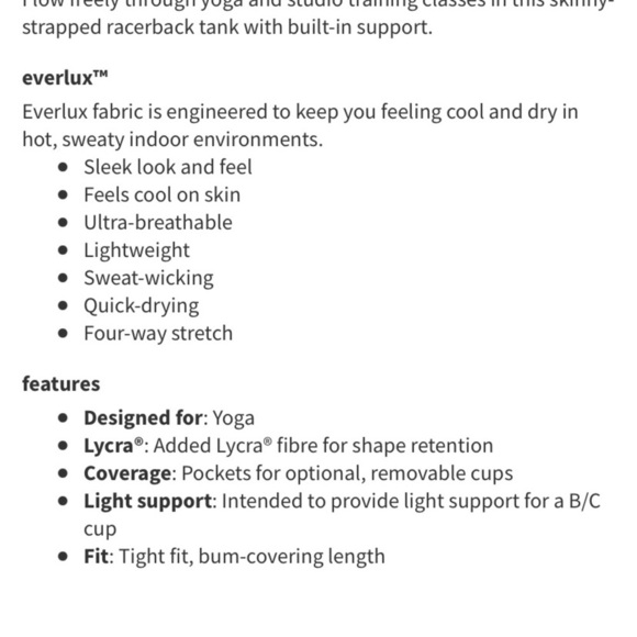 Lululemon Power Y Tank Light Pink 6 EUC flawless no pads flattering, Lulu yoga - Picture 8 of 9